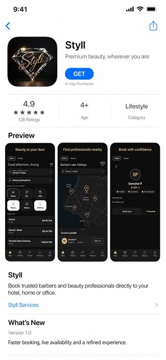 Styli app store listing preview